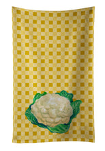 Load image into Gallery viewer, Cauliflower on Basketweave Kitchen Towel – Artistic Dish Towel for Everyday Use BB7190KTWL