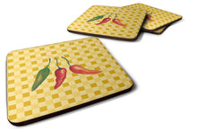 Load image into Gallery viewer, Cayenne Pepper on Basketweave Foam Coaster  BB7191FC