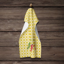 Load image into Gallery viewer, Cayenne Pepper on Basketweave Kitchen Towel – Artistic Dish Towel for Everyday Use BB7191KTWL