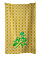 Load image into Gallery viewer, Celery on Basketweave Kitchen Towel – Artistic Dish Towel for Everyday Use BB7192KTWL