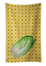 Load image into Gallery viewer, Chinese Cabbage on Basketweave Kitchen Towel – Artistic Dish Towel for Everyday Use BB7196KTWL