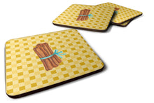 Load image into Gallery viewer, Cinnamon on Basketweave Foam Coaster  BB7197FC