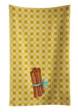 Load image into Gallery viewer, Cinnamon on Basketweave Kitchen Towel – Artistic Dish Towel for Everyday Use BB7197KTWL