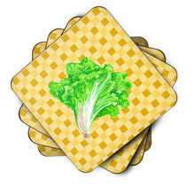 Load image into Gallery viewer, Lettuce on Basketweave Foam Coaster  BB7203FC