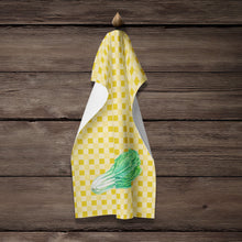 Load image into Gallery viewer, Mustard on Basketweave Kitchen Towel – Artistic Dish Towel for Everyday Use BB7204KTWL