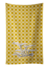Load image into Gallery viewer, Oyster Mushrooms on Basketweave Kitchen Towel – Artistic Dish Towel for Everyday Use BB7206KTWL
