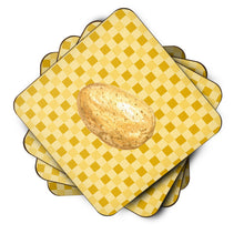 Load image into Gallery viewer, Potato on Basketweave Foam Coaster  BB7208FC
