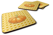 Load image into Gallery viewer, Pumpkin on Basketweave Foam Coaster  BB7209FC