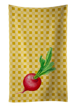 Load image into Gallery viewer, Radish on Basketweave Kitchen Towel – Artistic Dish Towel for Everyday Use BB7210KTWL