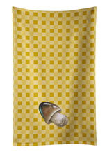 Load image into Gallery viewer, Straw Mushroom on Basketweave Kitchen Towel – Artistic Dish Towel for Everyday Use BB7214KTWL