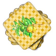 Load image into Gallery viewer, Guavas Branch on Basketweave Foam Coaster  BB7228FC