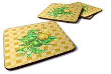 Load image into Gallery viewer, Guavas Branch on Basketweave Foam Coaster  BB7228FC