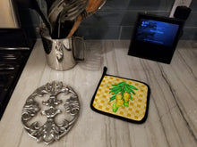 Load image into Gallery viewer, Mangos on Branch on Basketweave Pot Holders - Set of 2 - Heat-Resistant Kitchen Essentials BB7232PTHD