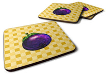 Load image into Gallery viewer, Mangosteen on Basketweave Foam Coaster  BB7236FC