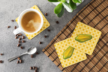 Load image into Gallery viewer, Whole Papaya on Basketweave Foam Coaster  BB7241FC