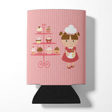 Load image into Gallery viewer, Cupcake Baker Brunette Pink Can or Bottle Hugger BB7254CC
