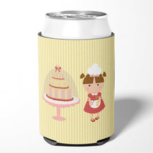 Load image into Gallery viewer, Cake Baker Brunette Yellow Can or Bottle Hugger BB7255CC