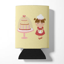 Load image into Gallery viewer, Cake Baker Brunette Yellow Can or Bottle Hugger BB7255CC