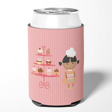 Load image into Gallery viewer, Cupcake Baker African American Pink Can or Bottle Hugger BB7257CC