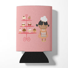 Load image into Gallery viewer, Cupcake Baker African American Pink Can or Bottle Hugger BB7257CC