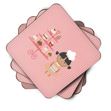Load image into Gallery viewer, Cupcake Baker African American Pink Foam Coaster  BB7257FC