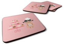 Load image into Gallery viewer, Cupcake Baker African American Pink Foam Coaster  BB7257FC
