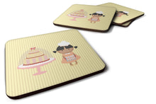 Load image into Gallery viewer, Cake Baker African American Yellow Foam Coaster  BB7258FC