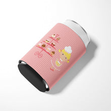 Load image into Gallery viewer, Cupcake Baker Blonde Pink Can or Bottle Hugger BB7260CC