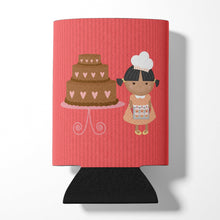 Load image into Gallery viewer, Valentine's Cake Baker African American Can or Bottle Hugger BB7264CC