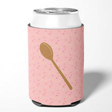 Load image into Gallery viewer, Wooden Spoon Pink Can or Bottle Hugger BB7270CC