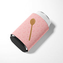 Load image into Gallery viewer, Wooden Spoon Pink Can or Bottle Hugger BB7270CC