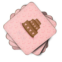 Load image into Gallery viewer, Heart Cake 3 Tier Pink Foam Coaster  BB7273FC