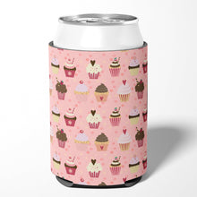 Load image into Gallery viewer, Cupcakes on Pink Can or Bottle Hugger BB7280CC