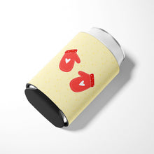 Load image into Gallery viewer, Oven Mitts on Yellow Can or Bottle Hugger BB7282CC