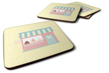 Load image into Gallery viewer, Bake Shoppe on Yellow Foam Coaster  BB7284FC