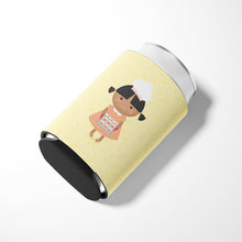 Load image into Gallery viewer, African American Baker on Yellow Can or Bottle Hugger BB7293CC