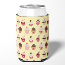 Load image into Gallery viewer, Cupcakes on Yellow Can or Bottle Hugger BB7295CC