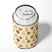 Load image into Gallery viewer, Cupcakes on Yellow Can or Bottle Hugger BB7295CC