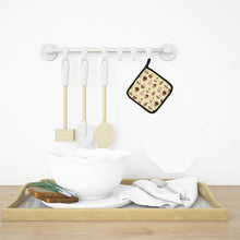 Load image into Gallery viewer, Cupcakes on Yellow Pot Holders - Set of 2 - Heat-Resistant Kitchen Essentials BB7295PTHD