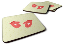 Load image into Gallery viewer, Oven Mitts on Green Foam Coaster  BB7297FC