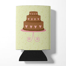 Load image into Gallery viewer, Heart Chocolate Cake on Green Can or Bottle Hugger BB7303CC