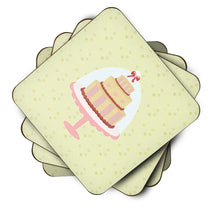 Load image into Gallery viewer, Decorated Cake on Green Foam Coaster  BB7305FC