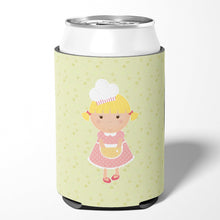 Load image into Gallery viewer, Blonde Baker on Green Can or Bottle Hugger BB7309CC