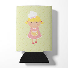 Load image into Gallery viewer, Blonde Baker on Green Can or Bottle Hugger BB7309CC