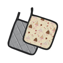 Load image into Gallery viewer, Cakes and Cupcakes Pot Holders - Set of 2 - Heat-Resistant Kitchen Essentials BB7310PTHD