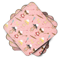 Load image into Gallery viewer, Bakers Delight on Pink Foam Coaster  BB7312FC