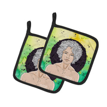 Load image into Gallery viewer, Aquarius Zodiac Sign Pot Holders - Set of 2 - Heat-Resistant Kitchen Essentials BB7315PTHD