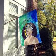 Load image into Gallery viewer, Pisces Zodiac Sign Flag Canvas House Size BB7316CHF
