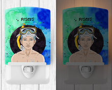 Load image into Gallery viewer, Pisces Zodiac Sign Ceramic Night Light BB7316CNL