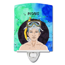 Load image into Gallery viewer, Pisces Zodiac Sign Ceramic Night Light BB7316CNL